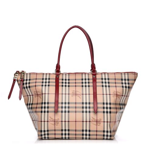 burberry haymarket tote military red|burberry haymarket tote price.